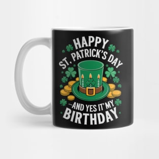 St Patricks Day Birthday Mug